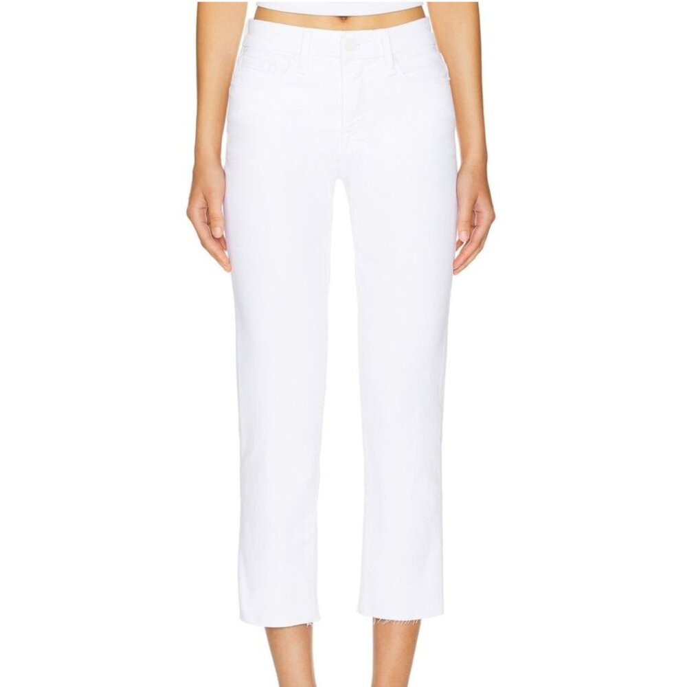 Good American Good Petite Straight Jeans in White Size 12